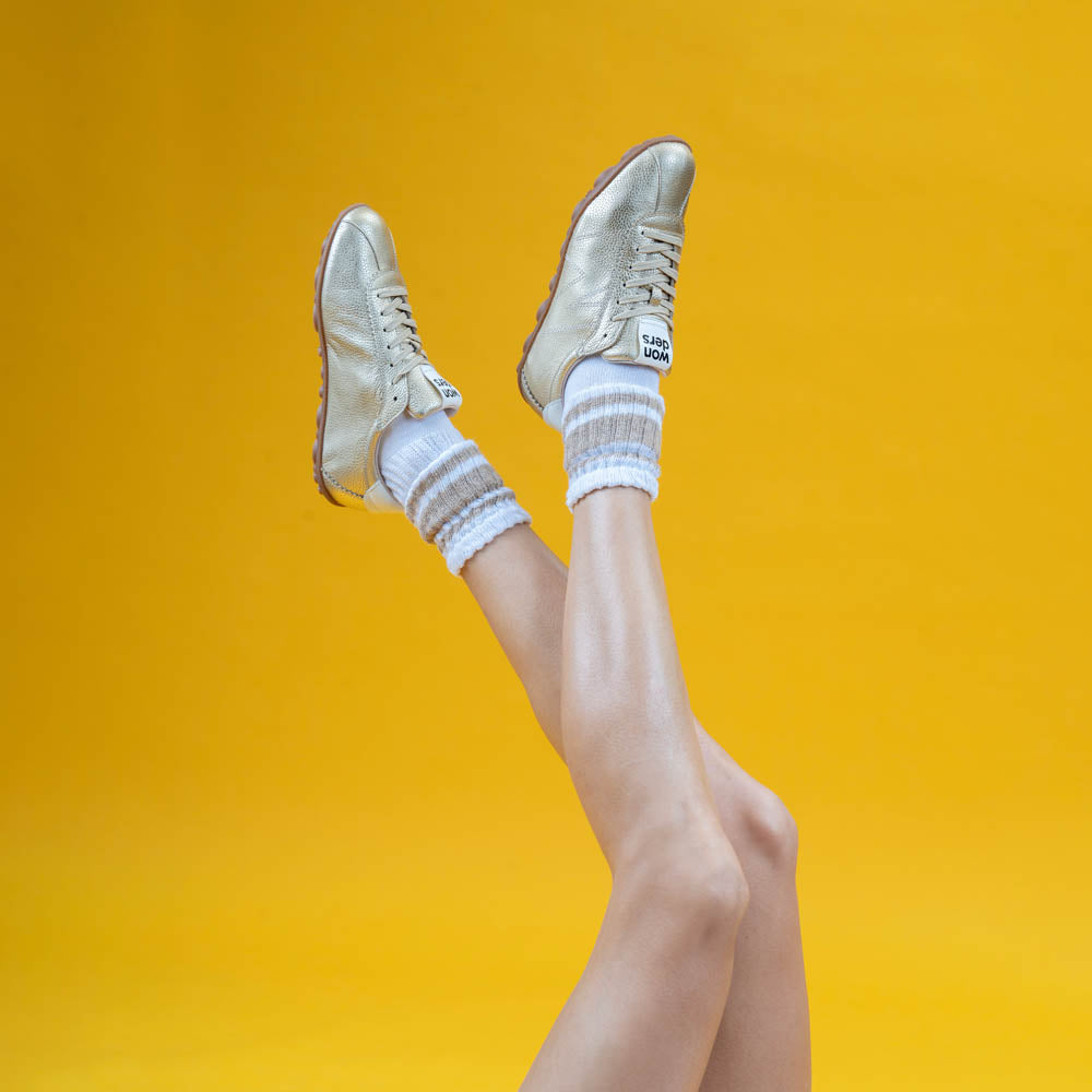 Wonders 2102 Sneakers με W - Platino
