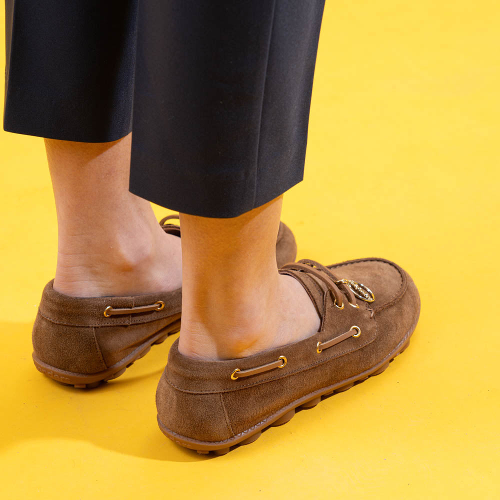 Wonders 2104 Δετά Boat Shoes με Κρεμαστό - Cognac
