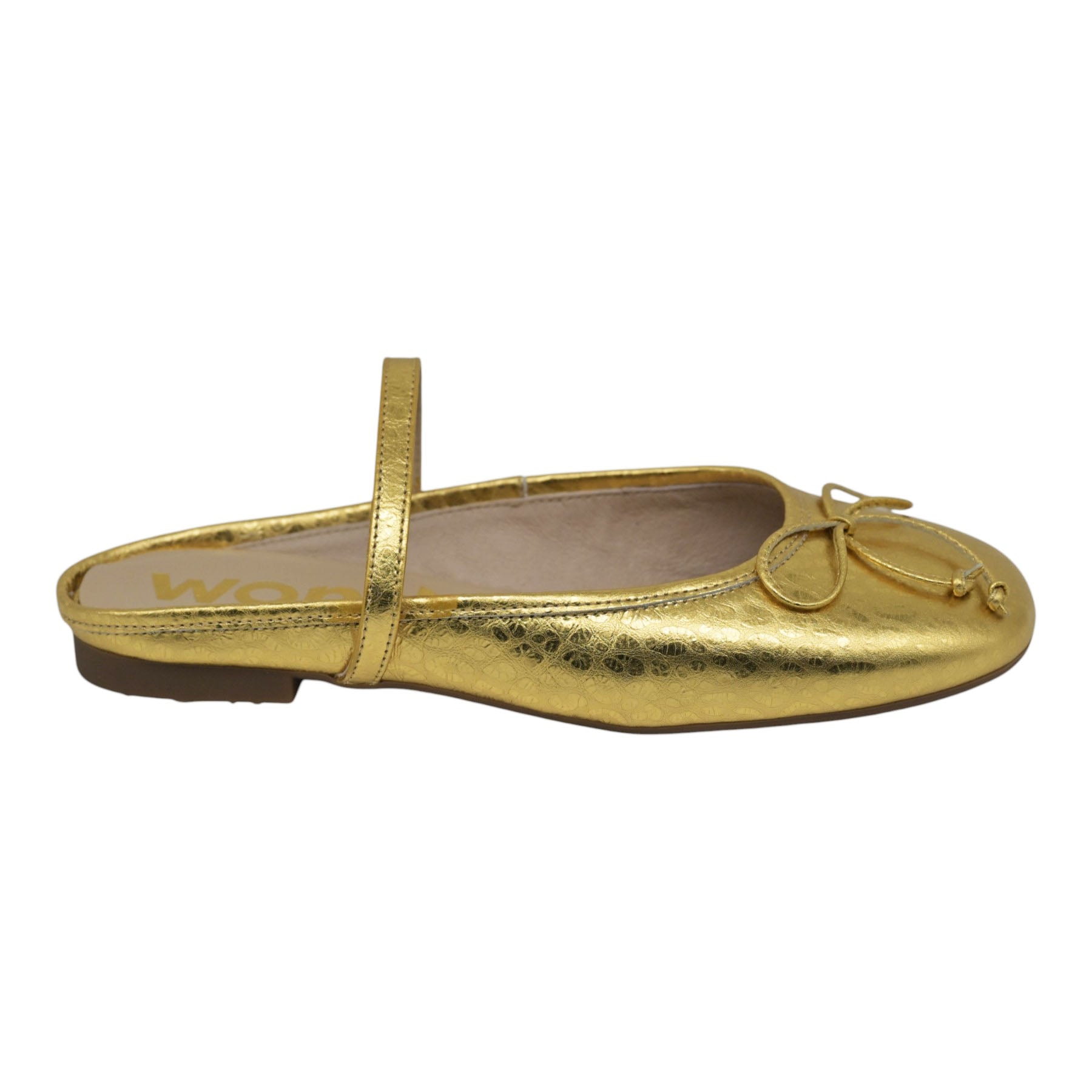 Wonders 4702 Μπαλαρίνες Slingback με Φιόγκο - Oro