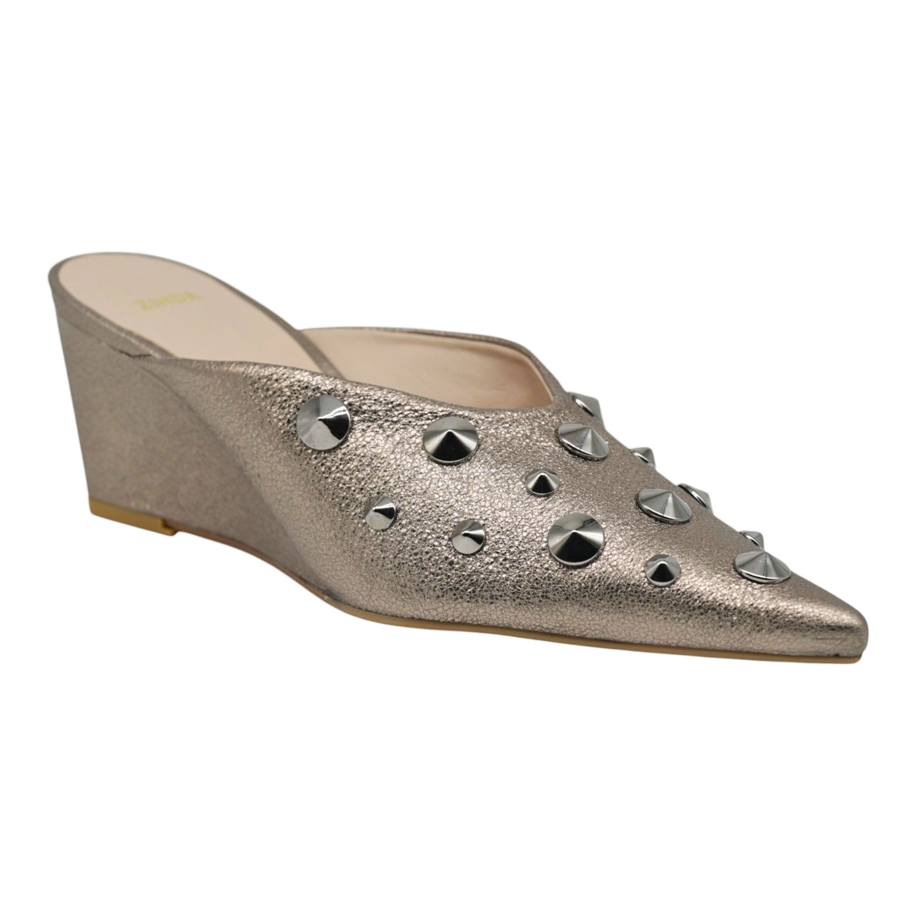 Zinda 3406 Mules Μυτερά με Τρουκς - Stone
