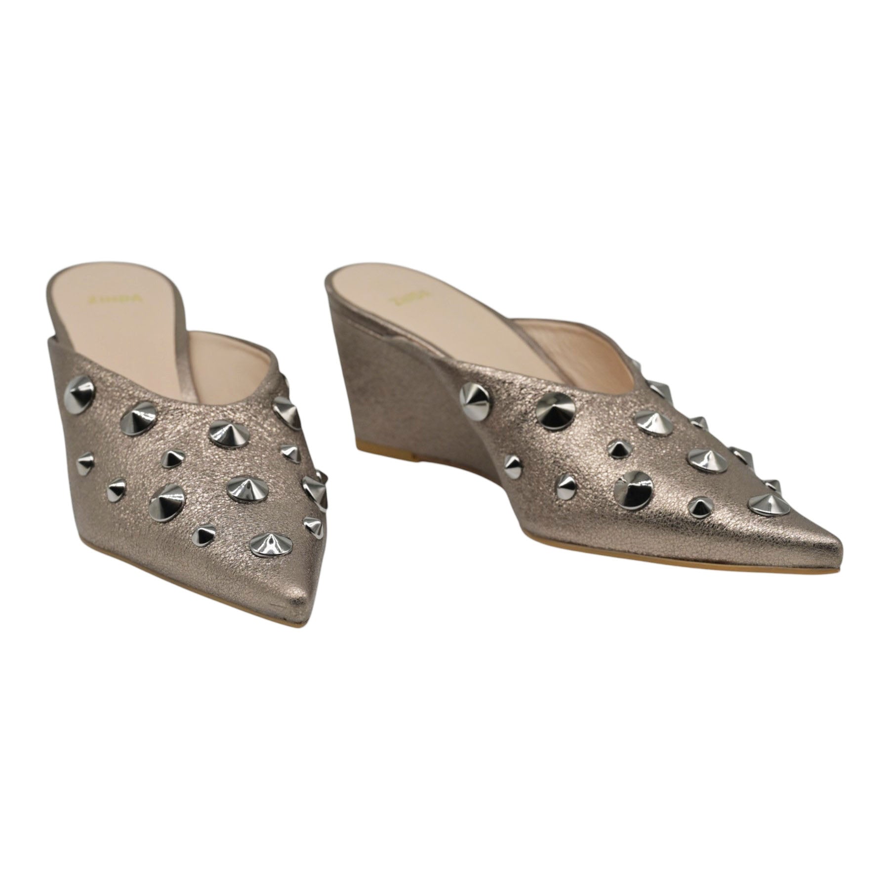 Zinda 3406 Mules Μυτερά με Τρουκς - Stone