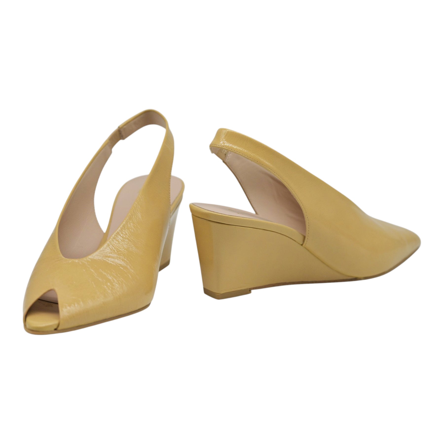 Zinda 3415 Γόβες Slingback με Πλατφόρμα - Torrone Λουστρίν