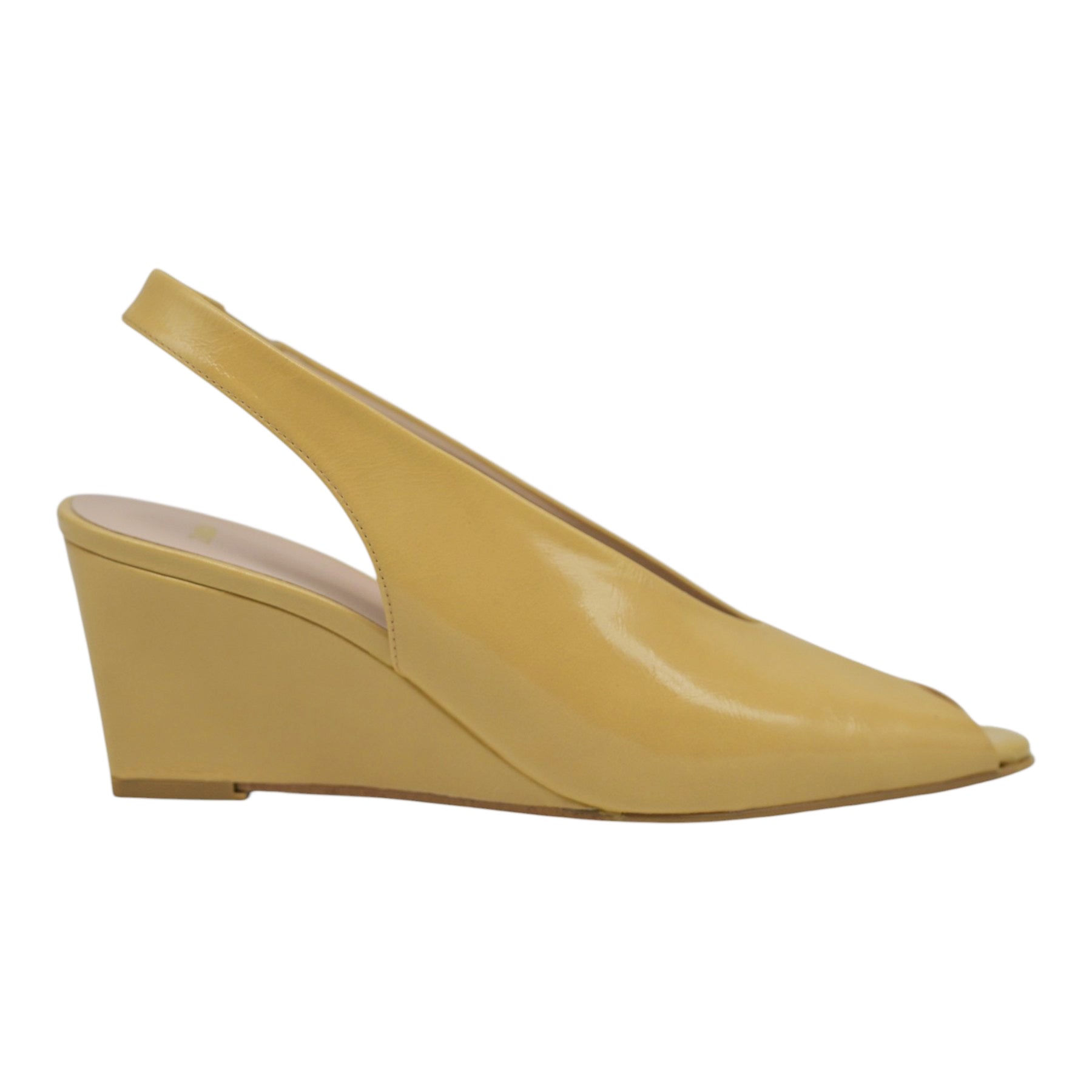 Zinda 3415 Γόβες Slingback με Πλατφόρμα - Torrone Λουστρίν