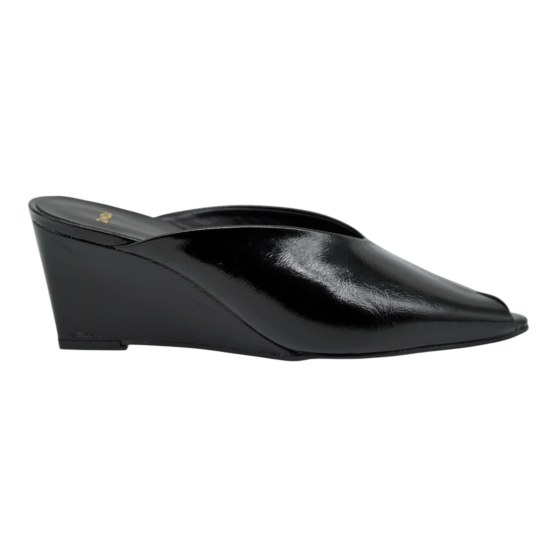 Zinda 3417 Mules Peep Toe με Πλατφόρμα - Μαύρα