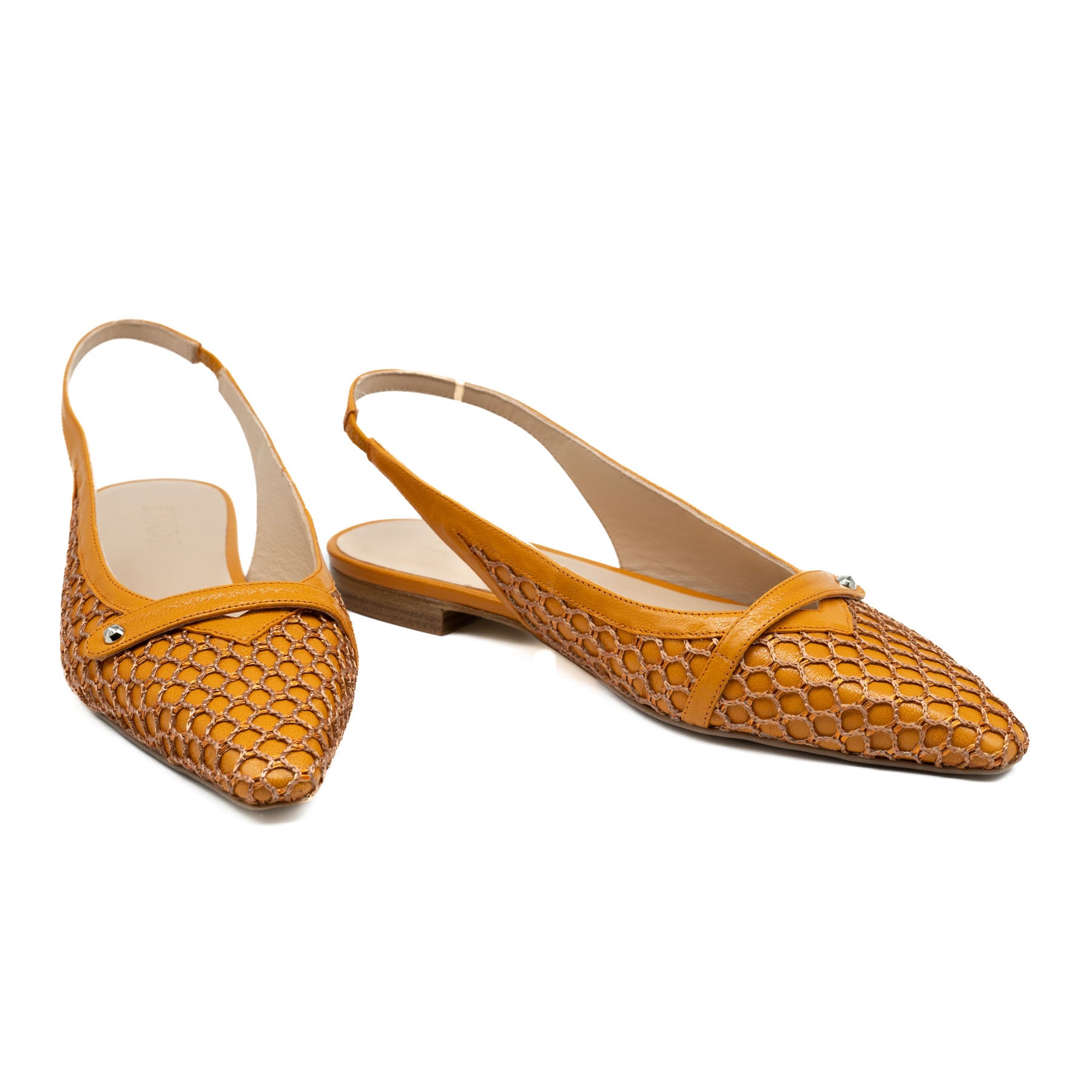Zinda 2617 Slingback Μπαλαρίνες με Δίχτυ - Mango