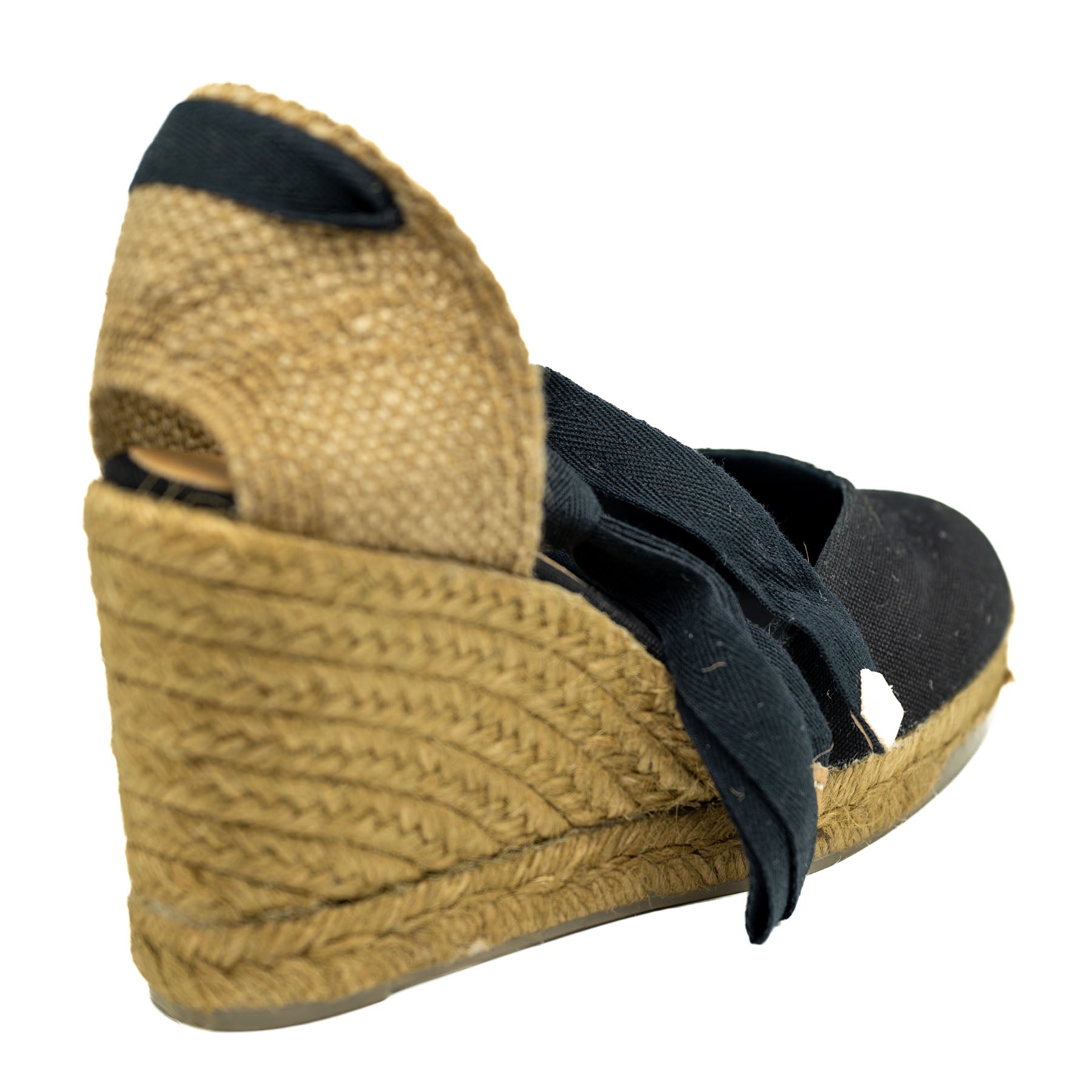 Castaner Πλατφόρμες Chiara με Κορδέλα - Μαύρες