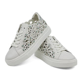 Alma en Pena 224 Sneakers Laser Cut με Πέτρες - Άσπρο