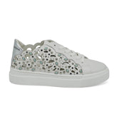 Alma en Pena 224 Sneakers Laser Cut με Πέτρες - Άσπρο