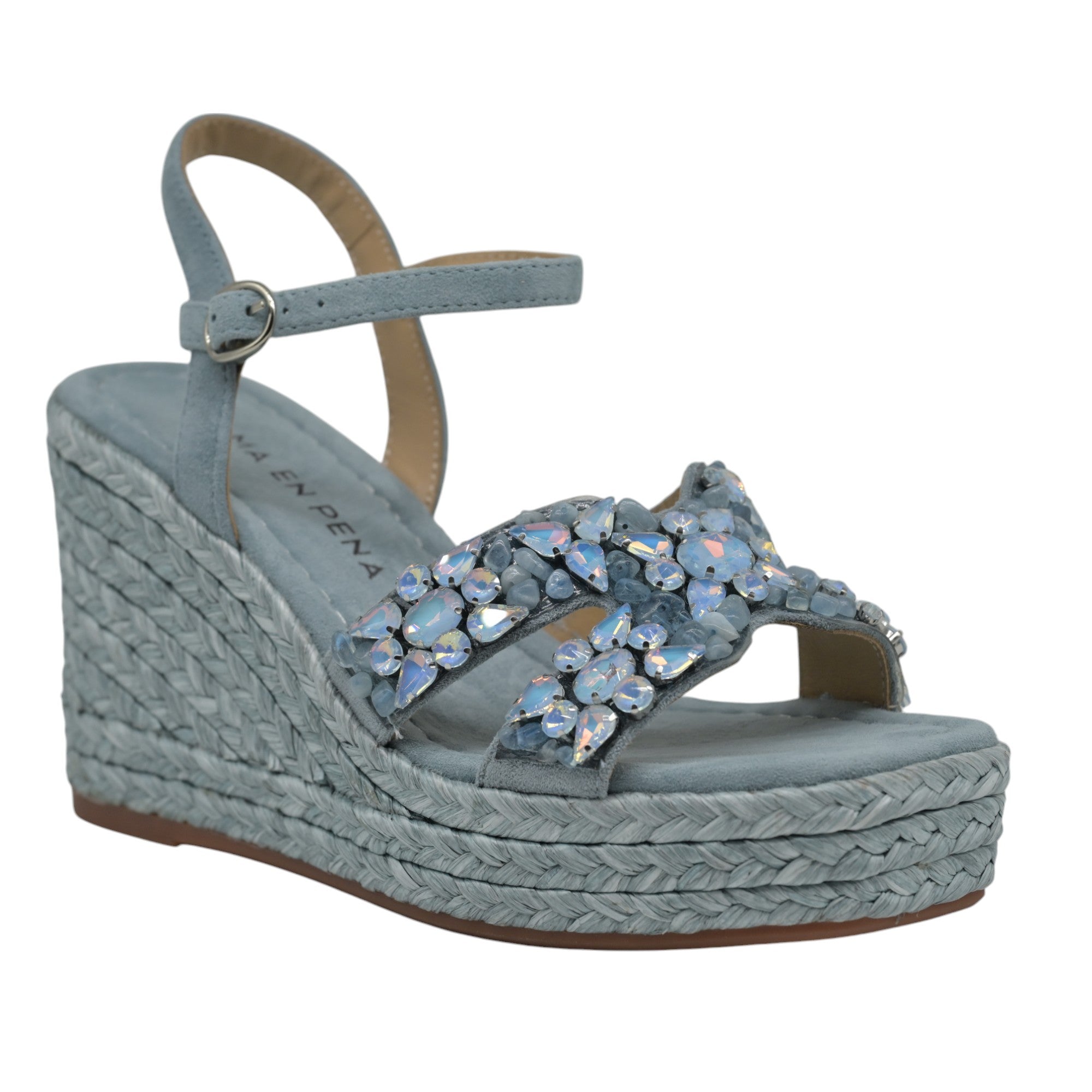 Πλατφόρμες με Κρύσταλλα - Jeans