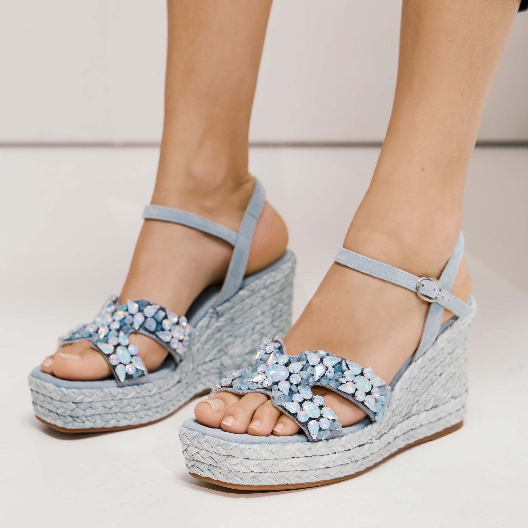 Alma en Pena 278 Πλατφόρμες με Κρύσταλλα - Jeans