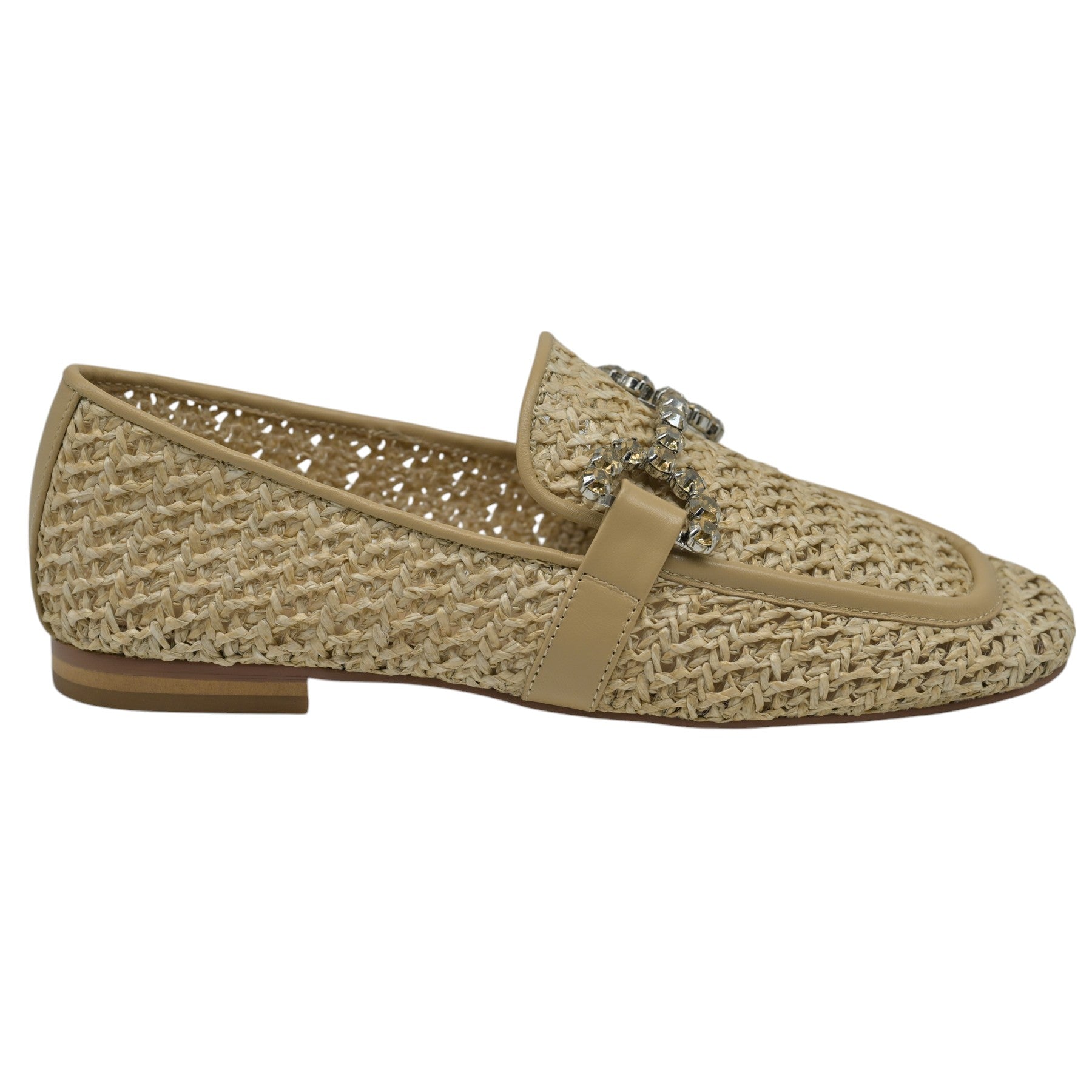 Alma en Pena 304 Loafers Raffia - Sand