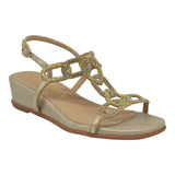 Alma en Pena 51780 Χαμηλή Πλατφόρμα T-Strap - Χρυσό