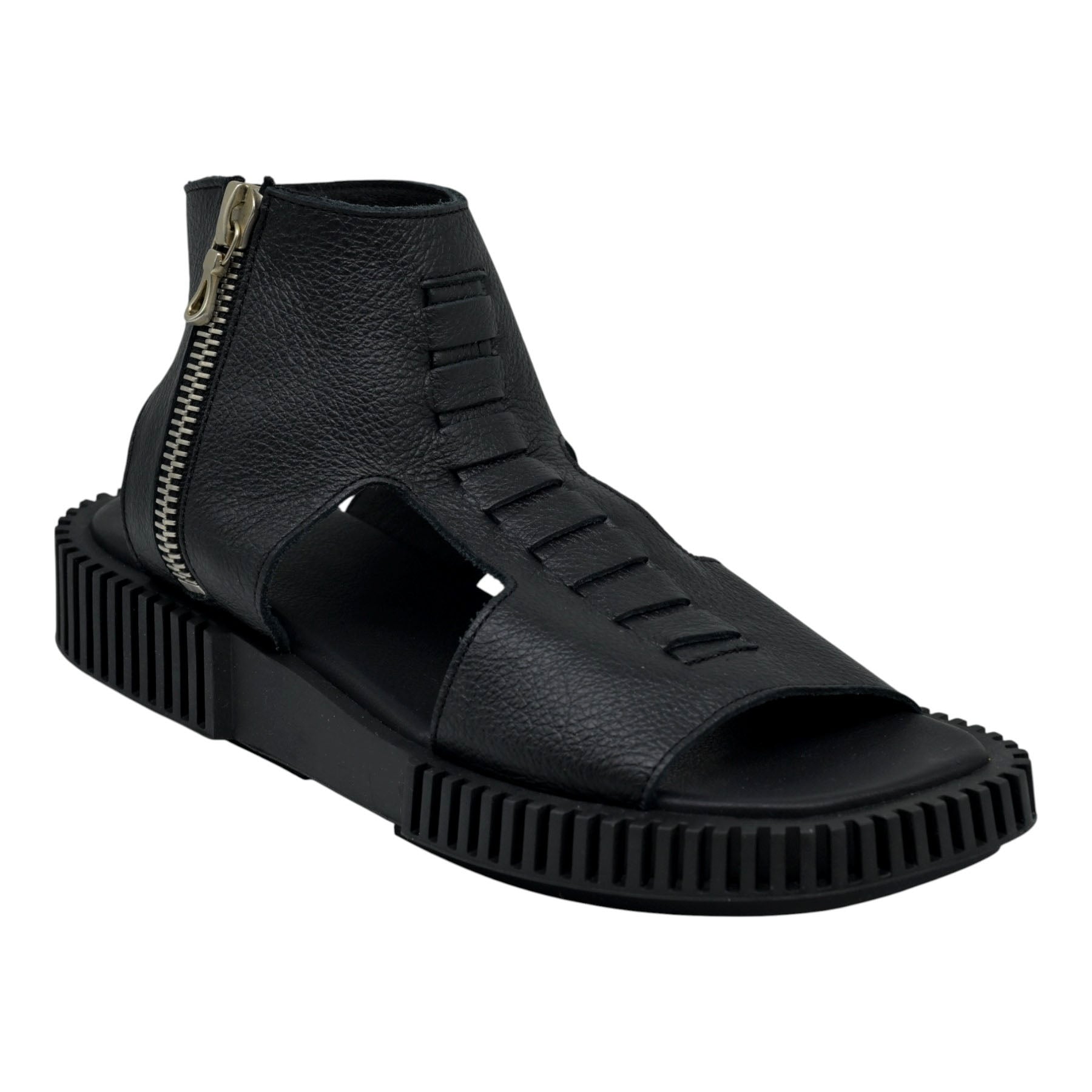 Arche-Ixmako-Ankle-Sandalia-me-Fermouar-Noir