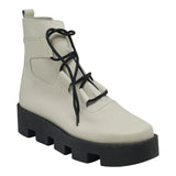 Arche Treena Μποτάκια Chunky με Κορδόνια - Craie