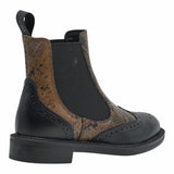Μποτάκια Chelsea Flat - Μαύρο και Καφέ