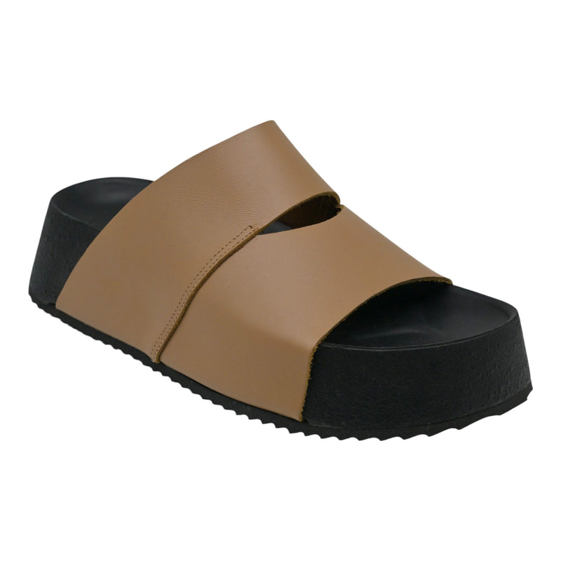 Galleria di Scarpe Paloma Δίπατες Παντόφλες - Μόκα