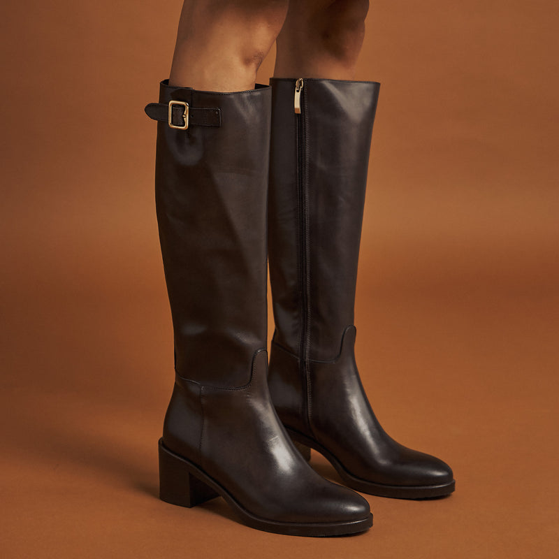 Gianni Crasto 2559G Μπότες με Τακούνι και Αγκράφα - Testa