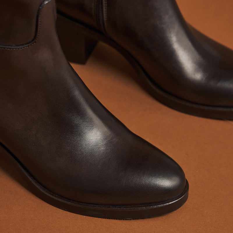 Gianni Crasto 2559G Μπότες με Τακούνι και Αγκράφα - Testa