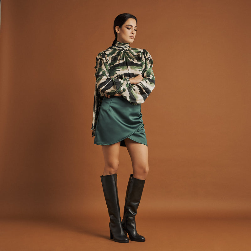 Gianni Crasto 8557 Μπότες με Ψηλή Γάμπα και Τακούνι - Μαύρο Δέρμα