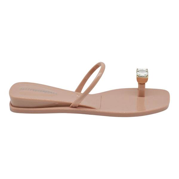 Jeffrey Campbell Balia Παντόφλες Φλατ με Δάχτυλο - Nude