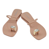 Jeffrey Campbell Balia Παντόφλες Φλατ με Δάχτυλο - Nude