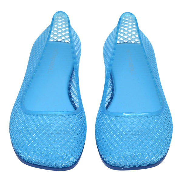 Jeffrey Campbell Breze Μπαλαρίνες Φλατ με Δίχτυ - Γαλάζιο