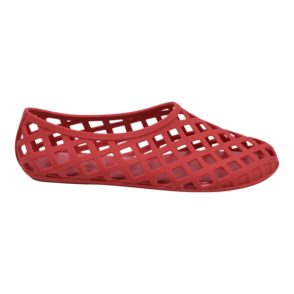 Jeffrey Campbell Jellz Μπαλαρίνες Φλατ με Δίχτυ - Κόκκινο