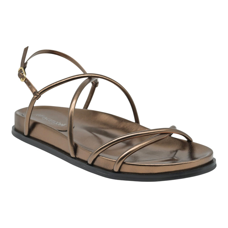 Jeffrey Campbell La-empress Σανδάλια Μεταλλικά με Λεπτά Λουράκια - Bronce