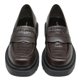 Galleria Di Scarpe 1288 Loafers Κλασικά - Καφέ Δέρμα
