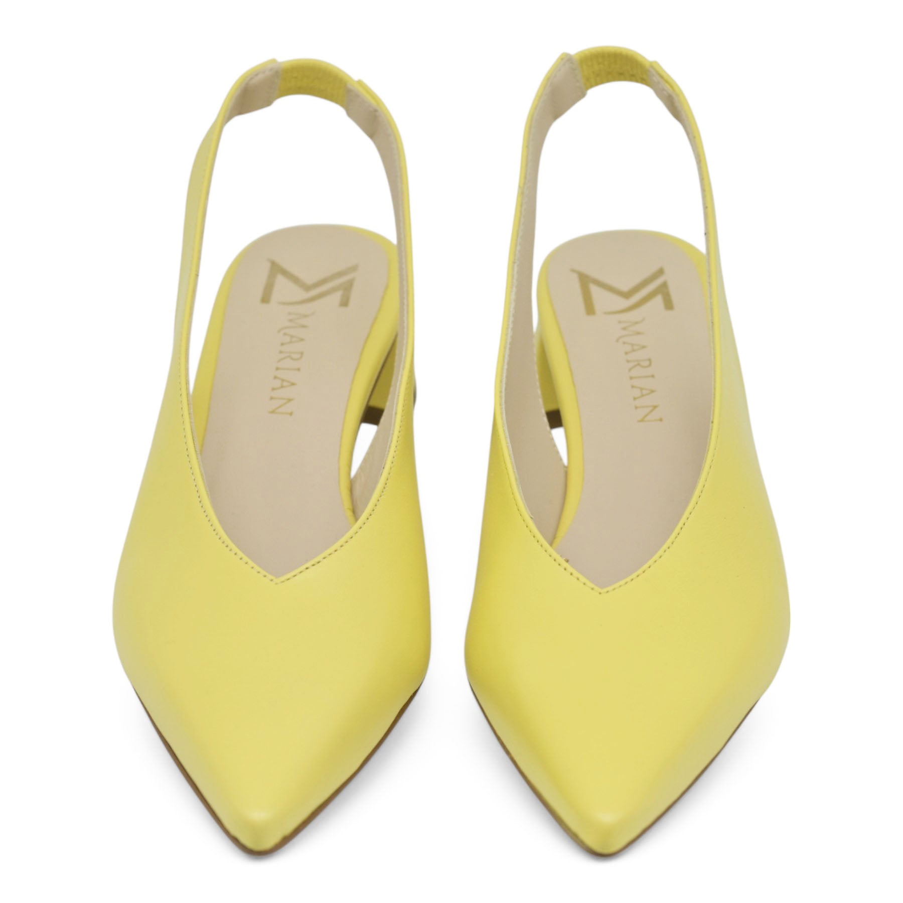 Marian 1203 Slingback Γόβες - Κίτρινο