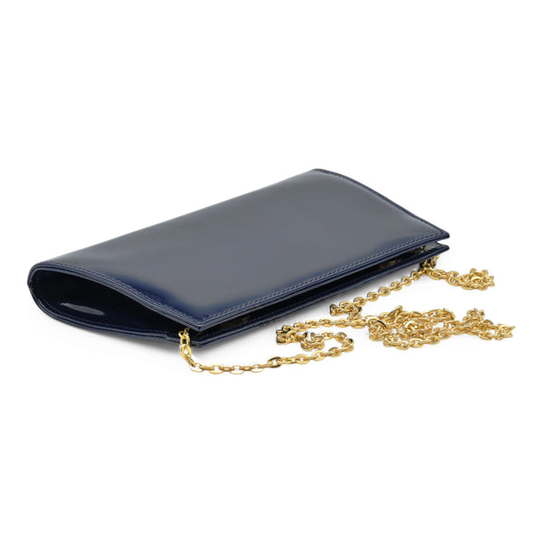 Mourtzi 3286 Τσάντα Clutch Λουστρίν - Μπλε