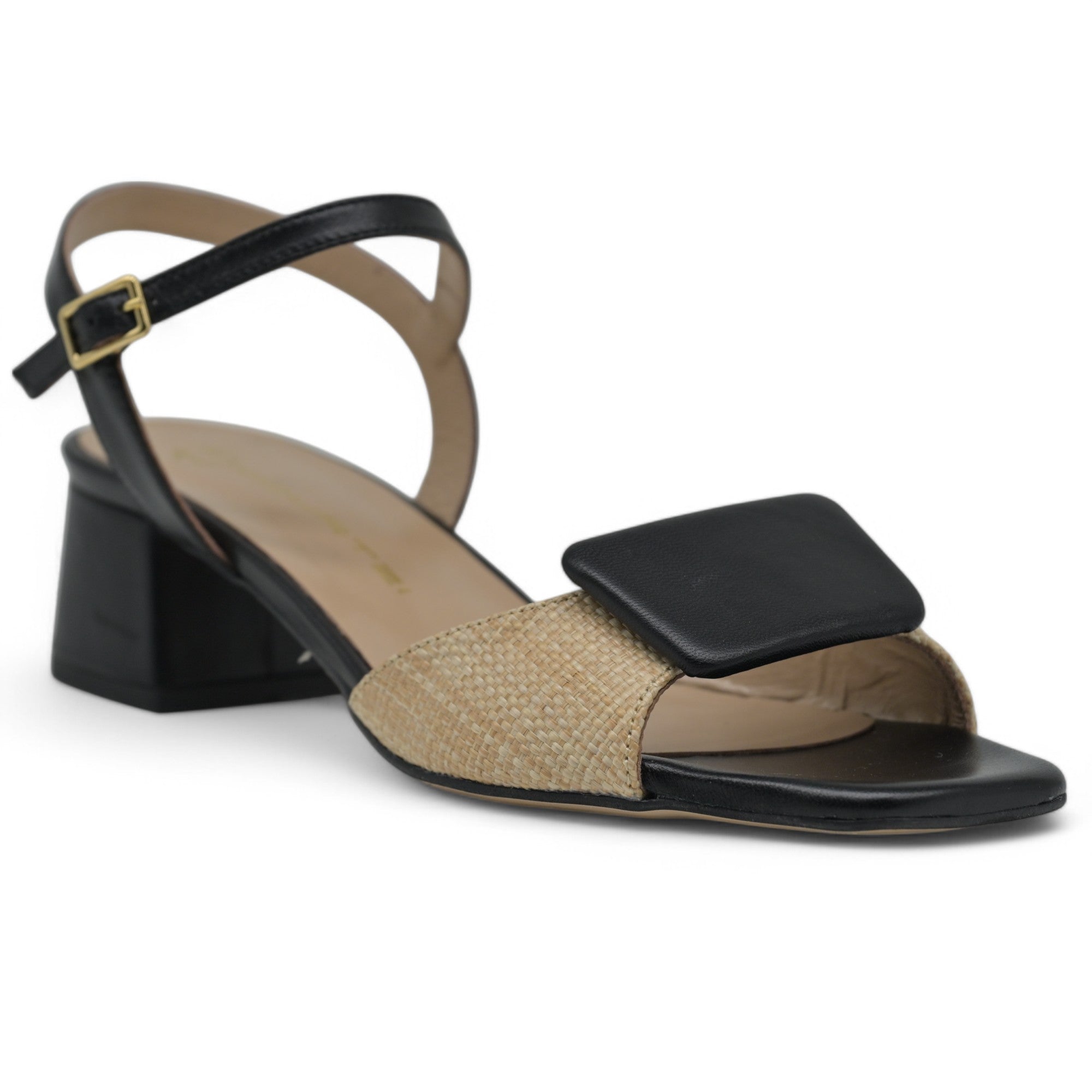 Mourtzi 36405 Χαμηλό Πέδιλο - Μαύρο με Μπεζ