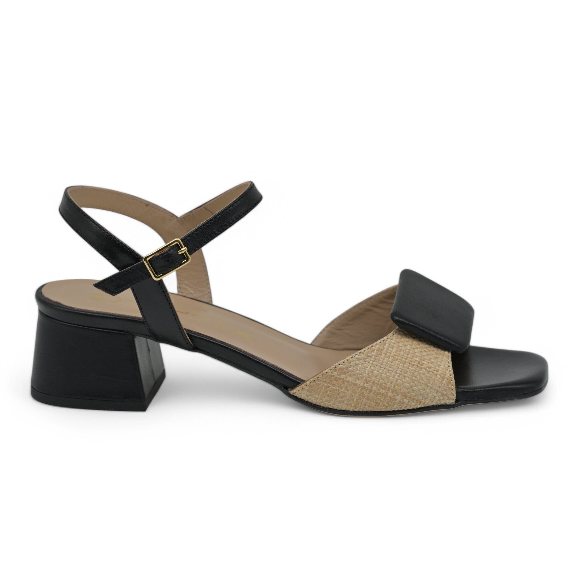 Mourtzi 36405 Χαμηλό Πέδιλο - Μαύρο με Μπεζ