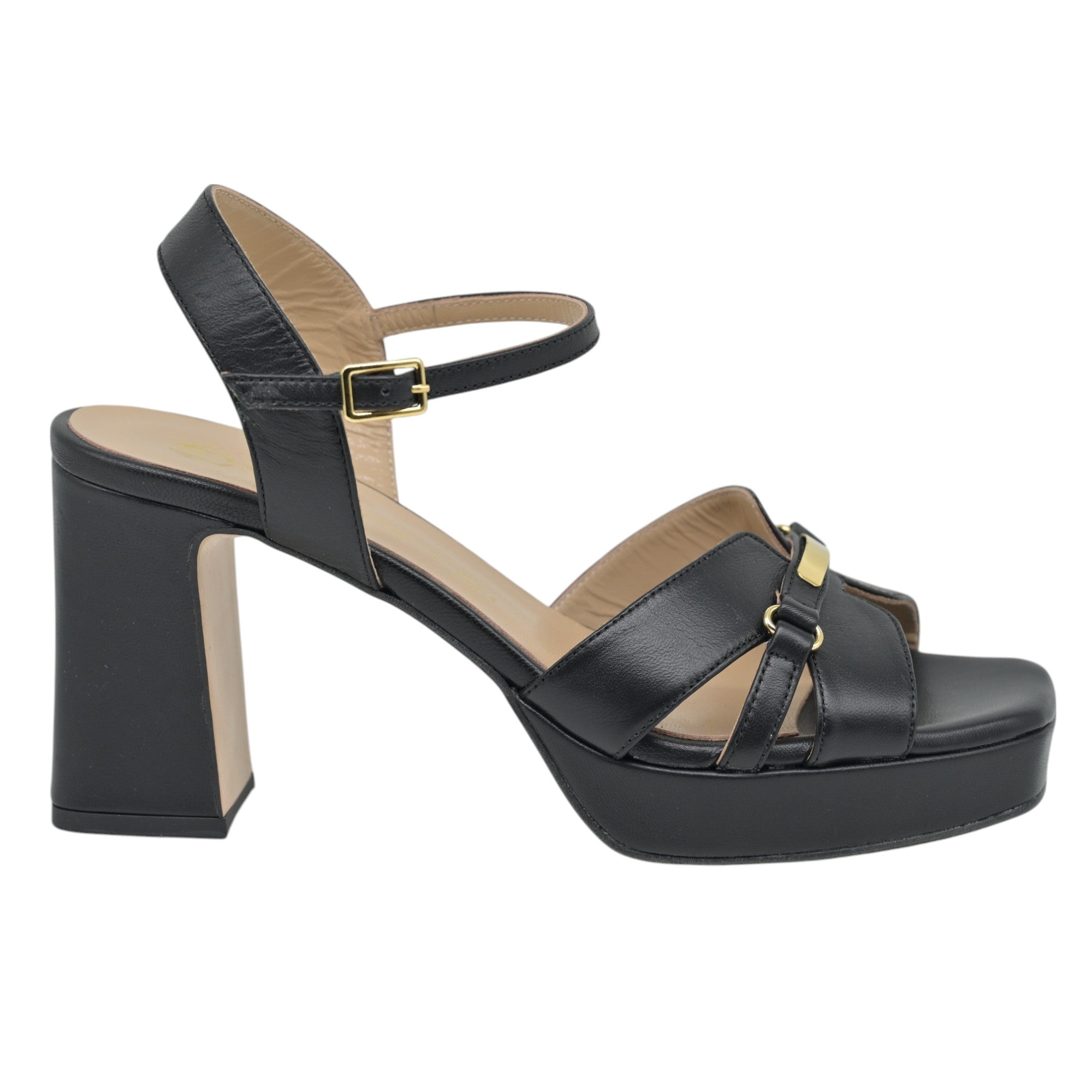 Mourtzi 553G11 Πέδιλο με Φιάπα - Μαύρο