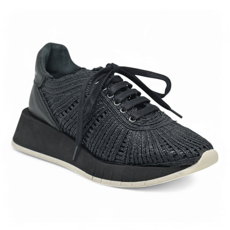 Paloma Barcelo Cholet Sneakers με Ψάθα - Μαύρο