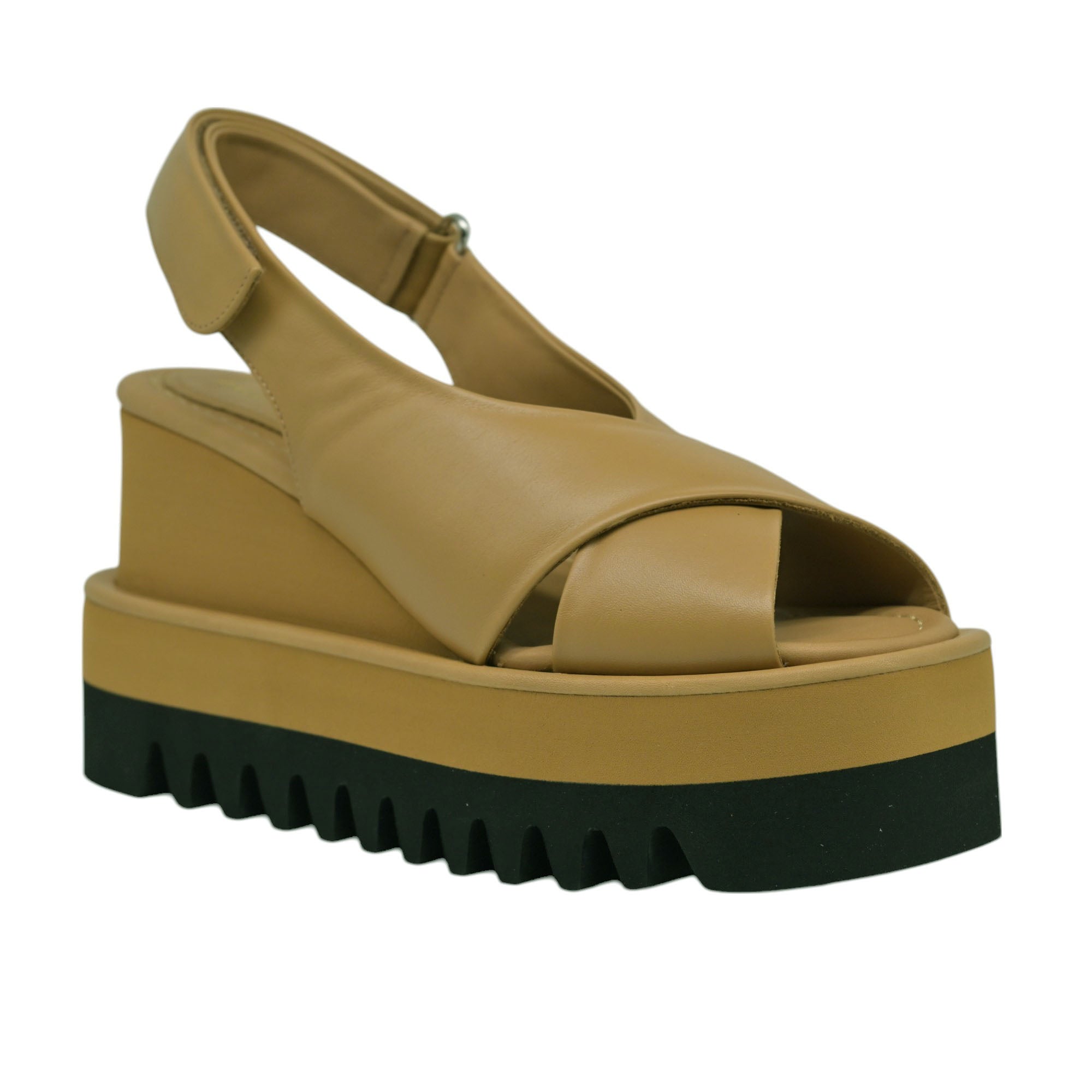 Paloma Barcelo Provence Πλατφόρμες Χιαστί - Camel