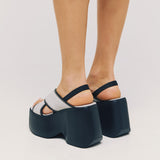 VIC MATIE 3160 Πλατφόρμες Χιαστί - Light Grey