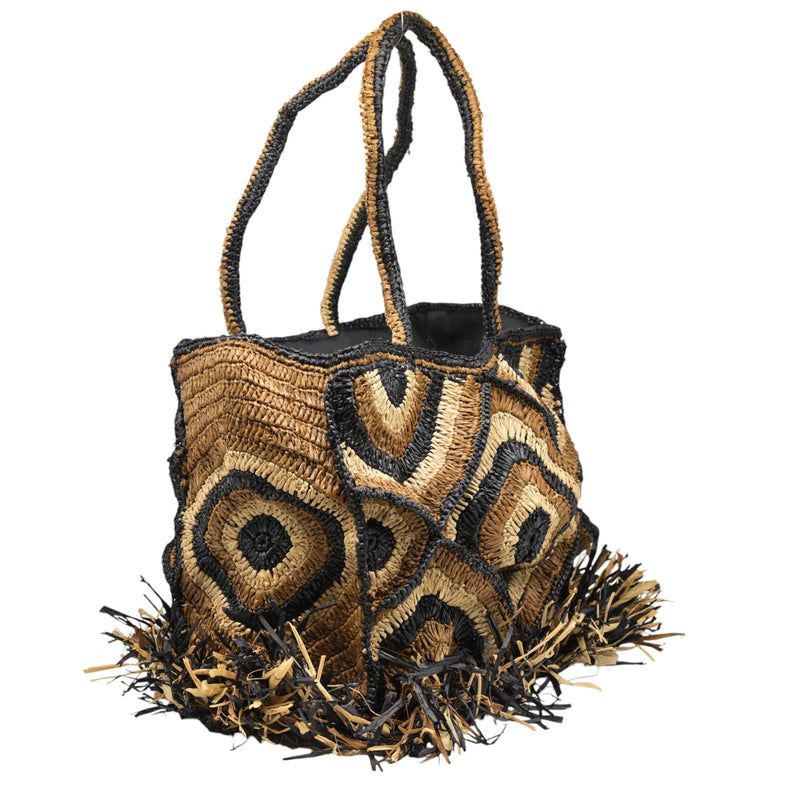 ViaMailBag Paxos Crochet Raffia Τσάντα - Ταμπά