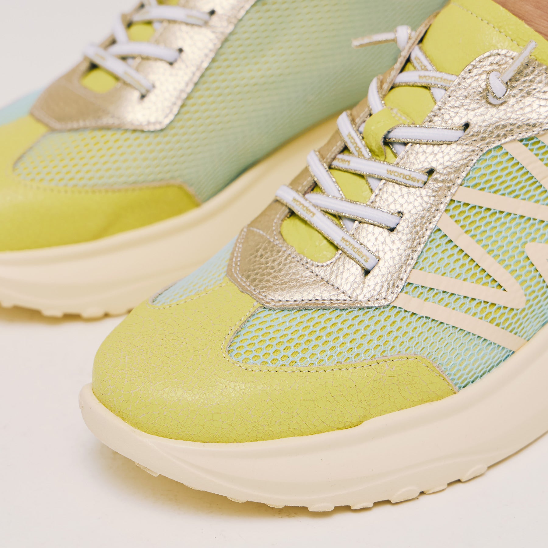 Wonders 4001 Sneakers με W - Lime