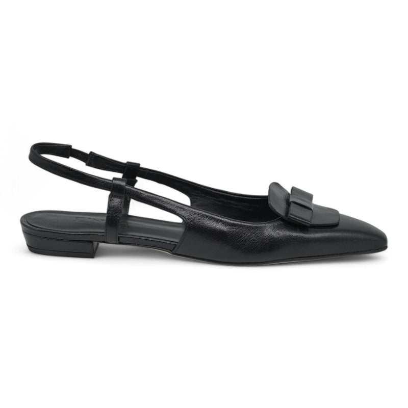 Zinda 3036 Slingback Φλατ Μπαλαρίνα - Μαύρο