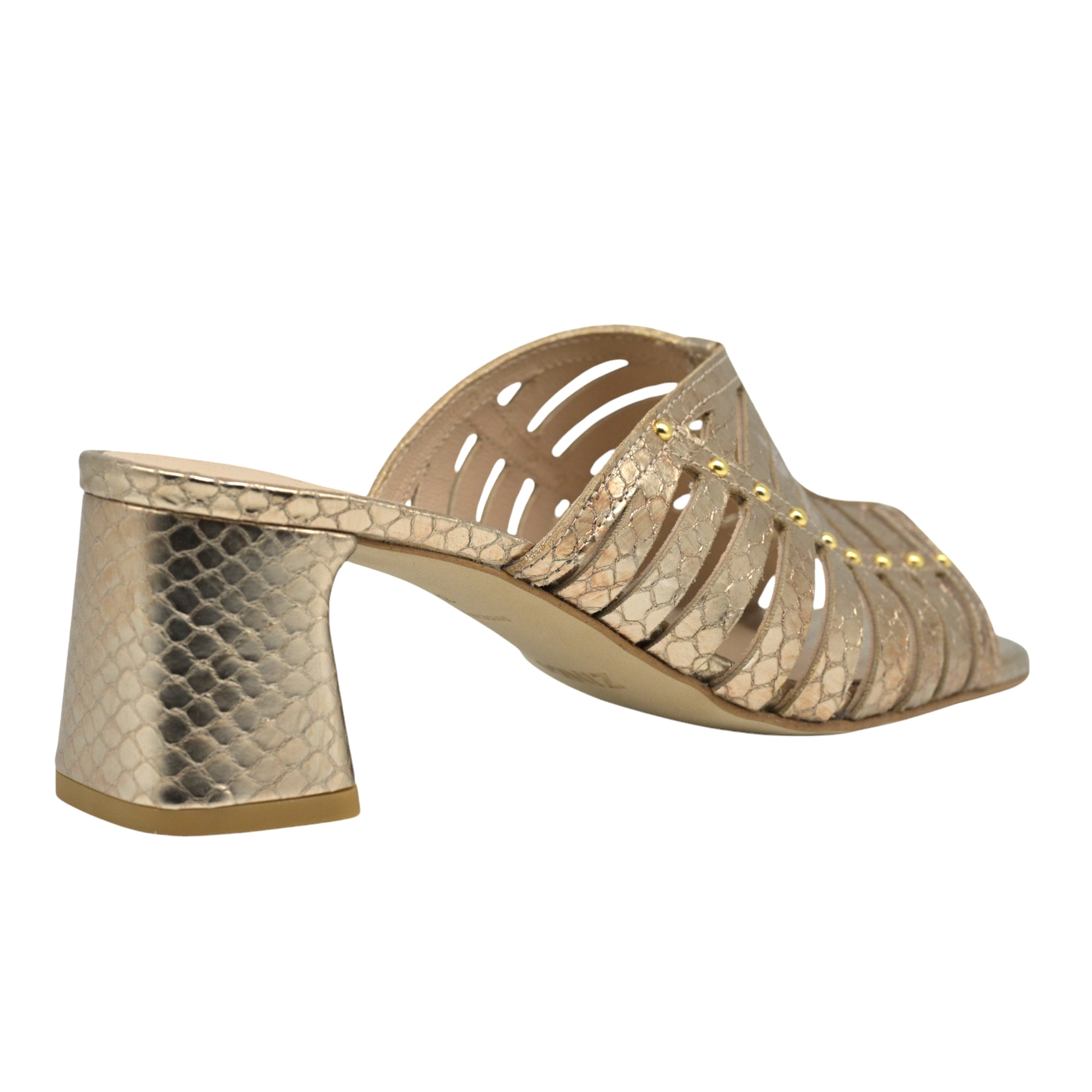 Zinda 3058 Πέδιλα Slip On - Χρυσό Sand