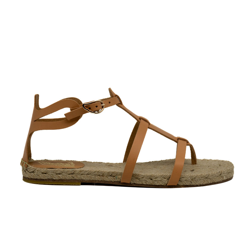 Ancient Greek Sandals Delos Κλασικά Σανδάλια Εσπαντρίγιες - Natural