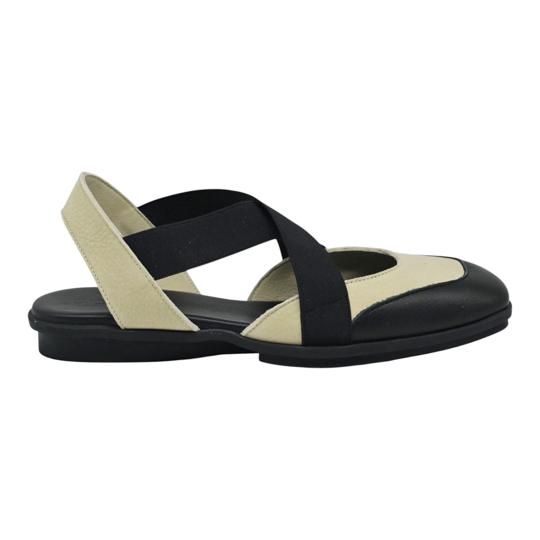 Arche Dinaby Μπαλαρίνες Slingback Χιαστί - Noir/Faience
