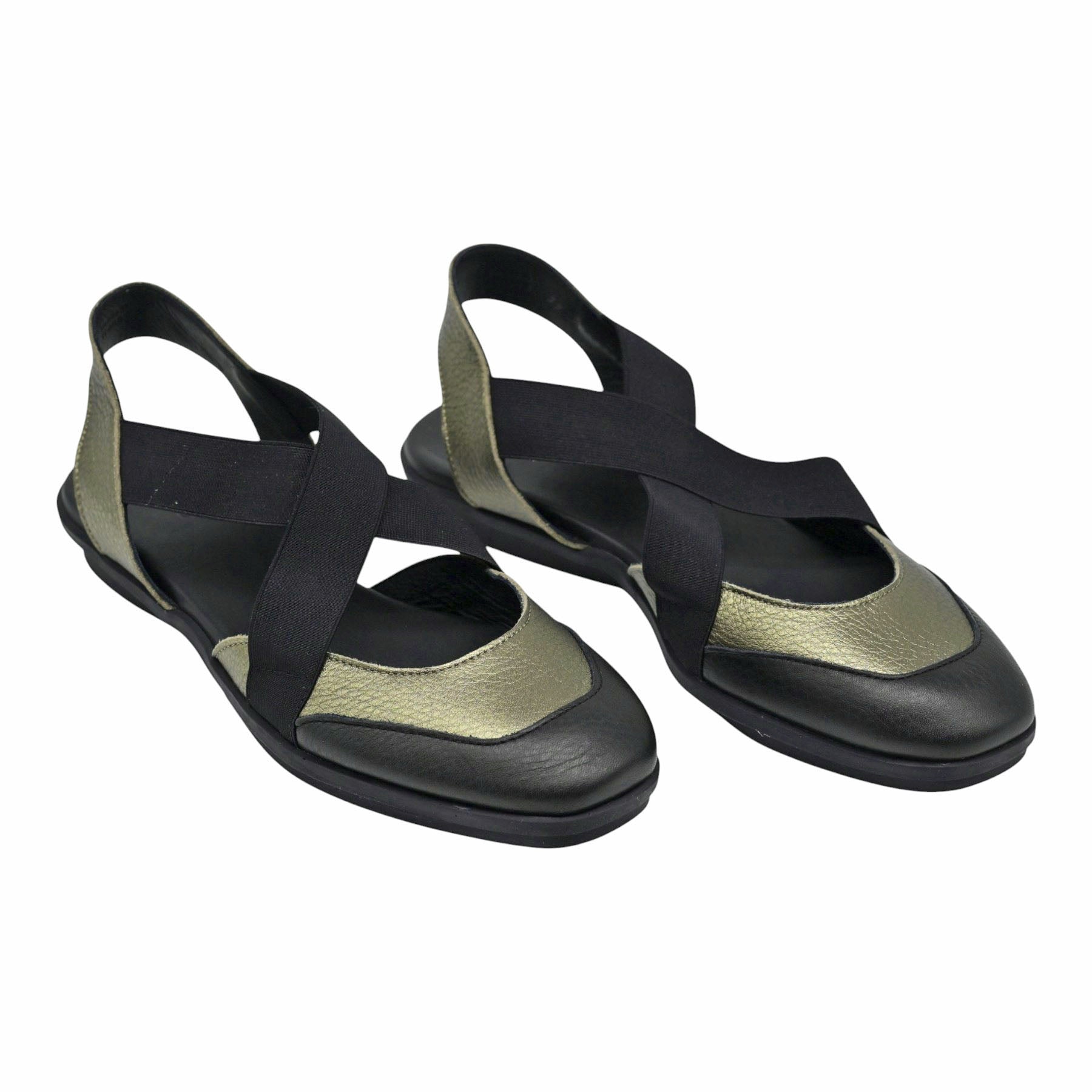 Arche Dinaby Μπαλαρίνες Slingback Χιαστί - Noir/Moony