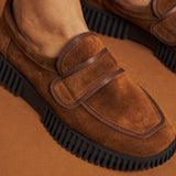 Arche Havock Loafers με Ανάγλυφη Σόλα - Cognac Hazel