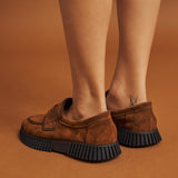 Arche Havock Loafers με Ανάγλυφη Σόλα - Cognac Hazel