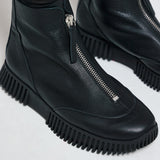 Arche Havzip Μποτάκια Αστραγάλου με Φερμουάρ - Noir