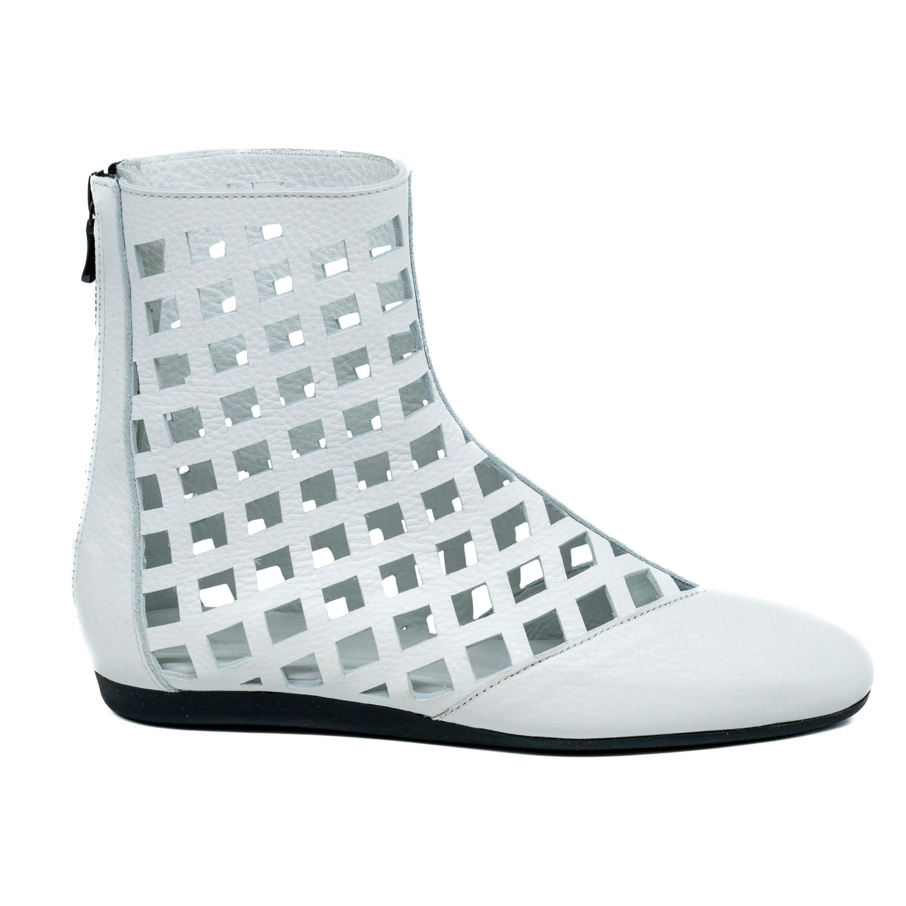 Arche Lamant Καλοκαιρινά Μποτάκια με Laser Cut - Blanc