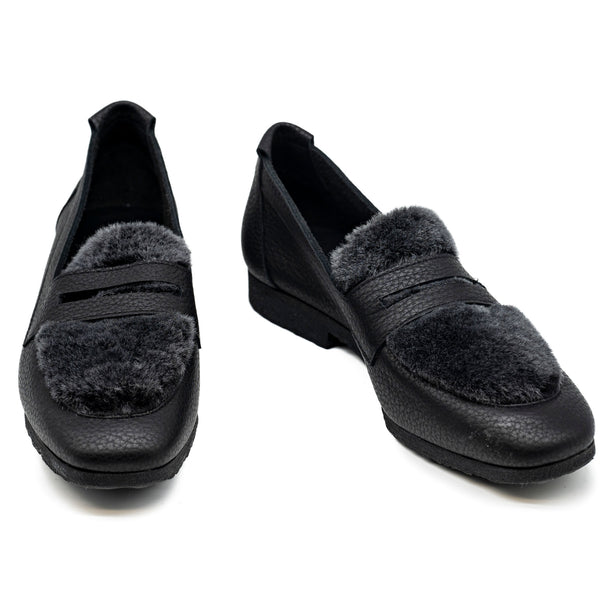 Arche Sadoka Loafers με Γούνα - Noir