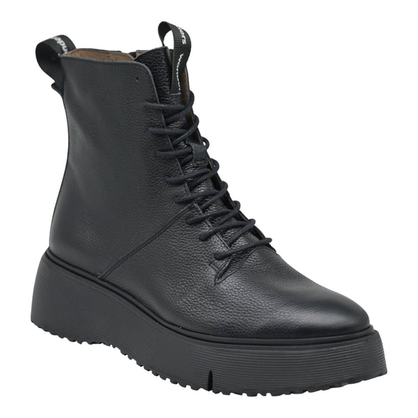 Wonders 9350 Αρβυλάκια Flatform - Μαύρα